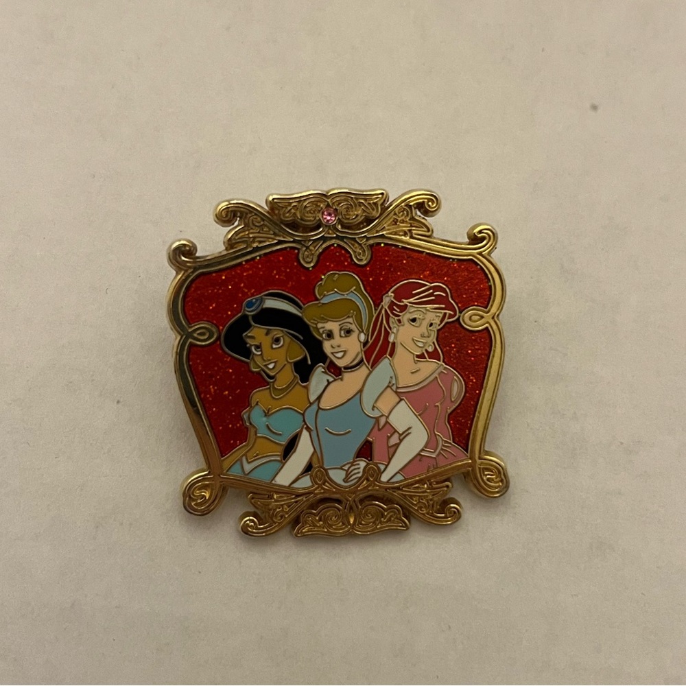 Jasmine, Cinderella, and Ariel Disney Pin